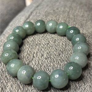 Hetian Jade Beaded Bracelet